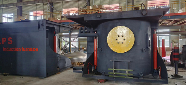 3吨6吨真空感应硅泥硅粉金属硅熔炼炉