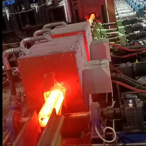 钢坯方坯棒材中频感应加热炉